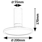 Rabalux spot lampa Ovidia, Nadgradna, Podesiva, LED, 20W, 3000K, Bela | Eponuda.com