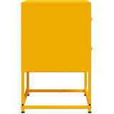  Noćni ormarići 2 kom boja senfa 36 x 39 x 60,5 cm čelični | shoptok.hr
