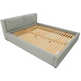 Scandic Sivi tapecirani bračni krevet s prostorom za odlaganje s podnicom 140x200 cm Dreamer – | shoptok.hr