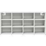 vidaXL ormar za cipele bijela 52.5 x 30 x 50 cm konstruirano drvo | shoptok.hr