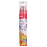 Deli DRVENE BOJICE U TUBI + REZAČ 1/12 EC00307 | ePonuda.com