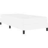  Krevetna konstrukcija Čista bijela 100 x 200 cm tkanina | shoptok.hr