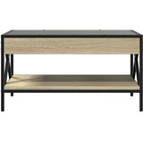  Stolić s beskonačnim LED svjetlima boja hrasta 70x50x38 cm | shoptok.hr