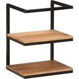 Maison Chic Stenska polica - Viseča Polica 40x30x50 cm trden akacijev les in železo, (21793908) | Shoptok.si