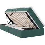  Krevet s madracem i skladištem Tamnozelena 90 x 190 cm Baršun | shoptok.hr