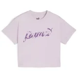ESS+ BLOSSOM SHORT TEE G Ljubičasta
