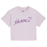 Puma Majice s kratkimi rokavi ESS+ BLOSSOM SHORT TEE G Vijolična | Shoptok.si