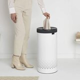 Brabantia Koš za perilo, 35 L, okrogel, bel | Shoptok.si