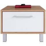 Modern Living Nočna Omarica Box, Bela, Barva Hrasta | Shoptok.si