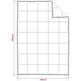  Set deka 2 kom. 140 x 220 cm Sve sezone Kapok vlakno Bež | shoptok.hr