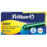 Pelikan črnilni vložek 4001 gtp/5, temno zelen 300070 Cene
