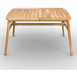 Bessagi Garden Vrtna Miza Nicola, Barva Tikovine, 160-200x90 | Shoptok.si