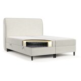 Maison de Rêve Kremno bela boxspring postelja s prostorom za shranjevanje 160x200 cm Melba – | Shoptok.si