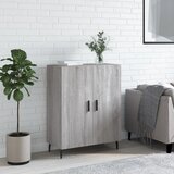 The Living Store Komoda siva sonoma 69,5x34x90 cm inženirski les - Komoda, (21661772) | Shoptok.si