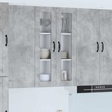 vidaXL Stenska kuhinjska omarica Betonsko siva 60 x 31 x 100 cm | Shoptok.si