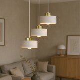  visilica na lanku IGNIA 3xE27/60W/230V bela/zlatna | Eponuda.com