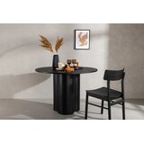 Venture Home Olivia okrugli blagovaonski stol ⌀110 cm, crni Slike