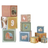 Little Dutch® piramida za slaganje - kocke, Little Farm | shoptok.hr