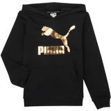 Duks za devojčice Classics Logo Hoodie G, 530209-01, Crni