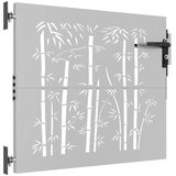  Vrtna vrata 85x100 cm od čelika COR-TEN s uzorkom bambusa | shoptok.hr