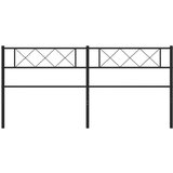  Metalno uzglavlje crno 193 cm | shoptok.hr