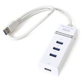 Platinet S.A usb hub omega OUH34W beli 3.0 | Eponuda.com