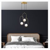 Opviq Luster Mudoni-Mr-935-1, 44x44x115cm, IP20, Bijelo-zlatna boja | Eponuda.ba