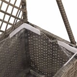 Vrtni saksija s rešetkom Siva 35 x 30 x 135 cm poliratan | Eponuda.com