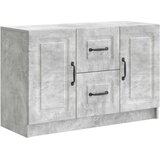  Strani šal Betonsko siva 89 x 34,5 x 57 cm Inženirski les, (5000217625) | Shoptok.si