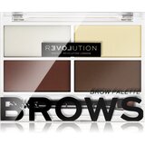 Revolution Relove Colour Cult paleta za ličenje obrvi odtenek Dark 3,2 g Cene