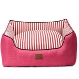  petJungle krevet za pse sa prugama Roze S 50x40x14 cm | ePonuda.com