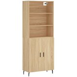  Visoka komoda hrasta sonome 69,5x34x180cm od konstruiranog drva | shoptok.hr