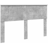  Krevetna konstrukcija s uzglavljem Betonski sivi 150 x 200 cm | shoptok.hr