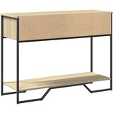  Konzolni stol boja hrasta 100 x 35 x 74 5 cm konstruirano drvo | shoptok.hr