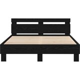  Krevetna konstrukcija Crni hrast 160 x 200 cm Konstruirano drvo | shoptok.hr