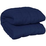 vidaXL Obtežena odeja modra 135x200 cm 6 kg blago, (20916133) | Shoptok.si