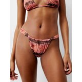 Pull&Bear Bikini hlačke rjava / eozin / melona / off-bela | Shoptok.si