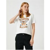 Koton Shiny Printed T-Shirt Cotton Cene