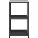  Kuhinjsko skladištenje s policom Crna 60 x 50 x 92 cm Čelik | shoptok.hr