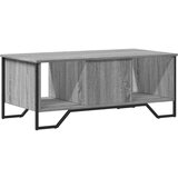 vidaXL Klubska mizica siva sonoma 100x51x40 cm inženirski les | Shoptok.si