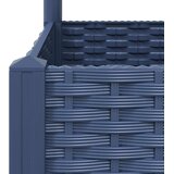 Vrtna žardinjera s rešetkom plavo-siva 40x40x121,5 cm PP | shoptok.hr