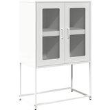 Maison Chic Komoda - Predalnik White 68x39x107 cm Steel, (21715575) | Shoptok.si