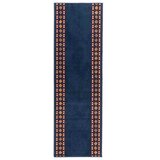 Trkački tepih FLORNES Tkani Plava Dijamanti 80 x 150 cm PP 7 mm - Plavi dijamanti 80 x 150 cm | shoptok.hr