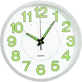  325167 Luminous Wall Clock White 30 cm