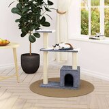 vidaXL penjalica za mačke sa stupovima za grebanje svjetlosiva 70 cm | shoptok.hr