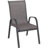 XORA STOL aluminij, jeklo antracit, rjava | Shoptok.si