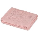 CamCam Copenhagen Prljavo roza pletena deka za bebe od organskog pamuka 80x100 cm Sorbet – | shoptok.hr