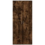  Visoka komoda dimljeni hrast 80x35x180 cm konstruiranog drva | shoptok.hr