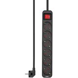 Max produžni kabel s prekidačem, MPS-106SB-1.4M, 6 utičnica 1.4 m, crni | Eponuda.ba