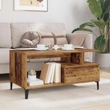 vidaXL Kava Stol Staro drvo 90 x 49 x 45 cm Konstruirano drvo Cijene